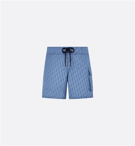 blue dior swim shorts|DIOR AND PARLEY Swim Shorts Blue Dior Oblique Parley .